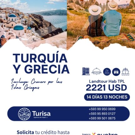 TURQUIA Y GRECIA SENSATIONAL CON CRUCERO 3 NOCHES