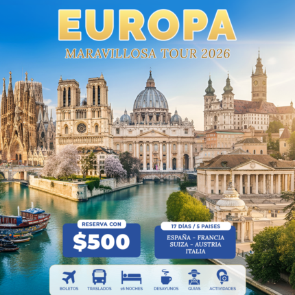 Europa Maravillosa · Cinco países, un solo viaje
